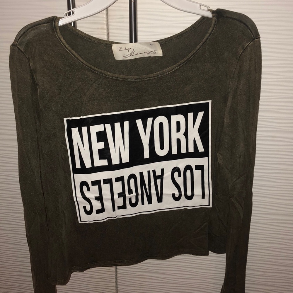 NY LA Crop top